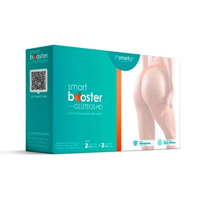 Caixa Booster Glúteos HD Smart GR com dois conjuntos de fluidos