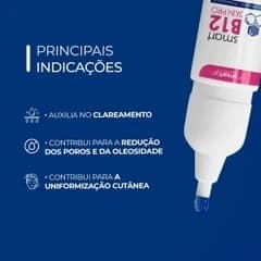 Apresentação das indicações cosméticas do B12 Skin Pro