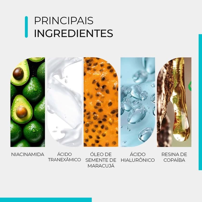 Ingredientes destacados do Booster Niacinamida Skin Pro
