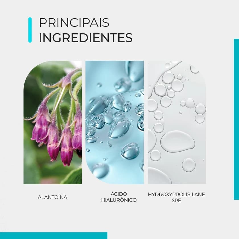Booster Skin Pro: alantoína, ácido hialurónico e Hydroxyprolisilane