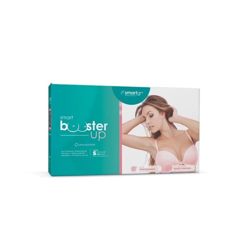 Caixa Booster Up Derma Pro Smart GR com cinco frascos de 8 ml